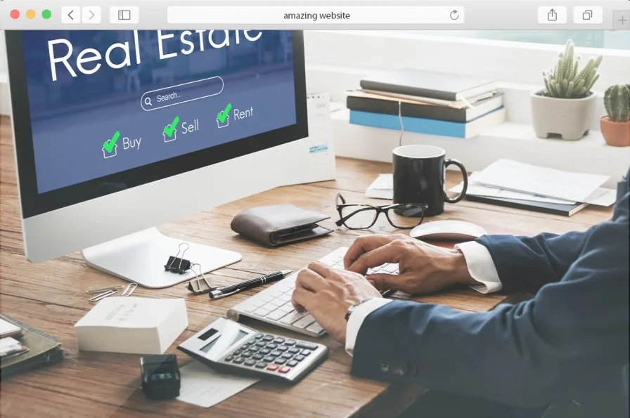 Real estate website design